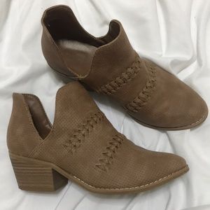 Brown booties